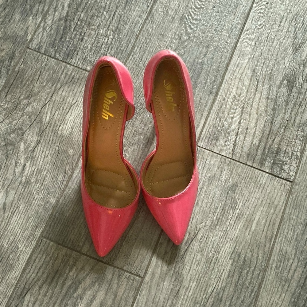 Pink Patent Heels Stiletto Like New 7.5